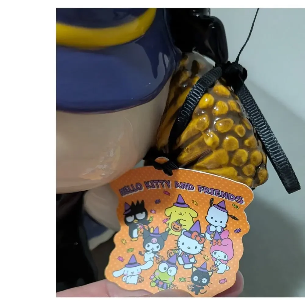 NWT Blue Sky Clayworks Hello Kitty Witch Figurine Halloween Decor Ceramic